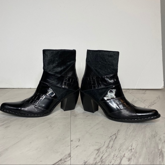 Jeffrey Campbell Caballeros Black Western Boot 6 - Picture 6 of 15